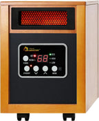 Portable Space Heater, 1500 Watt, Cherry, 1-Pack