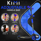 KIMI Kids 3-Wheel Electric Scooter, Adjustable, Ages 2-9, 5MPH, 10 Miles Range