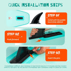 FunWater Inflatable Stand Up Paddle Board, 11 ft x 32 in x 6 in - SUP Paddle Accessories