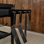 Blackstone 36 in Omnivore Griddle With Folding Side Shelves, Powder Coated Steel, Black - 1554