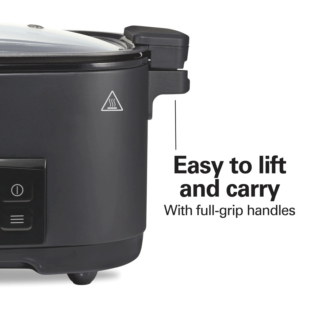 Hamilton Beach 9-in-1 Multi Cooker, 6 Qt Nonstick Aluminum Crock