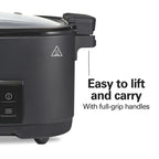 Hamilton Beach 9-in-1 Multi Cooker, 6 Qt Nonstick Aluminum Crock
