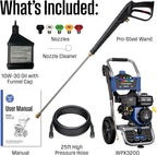 Westinghouse Gas Pressure Washer 3400 PSI 2.6 Max GPM - WPX3400