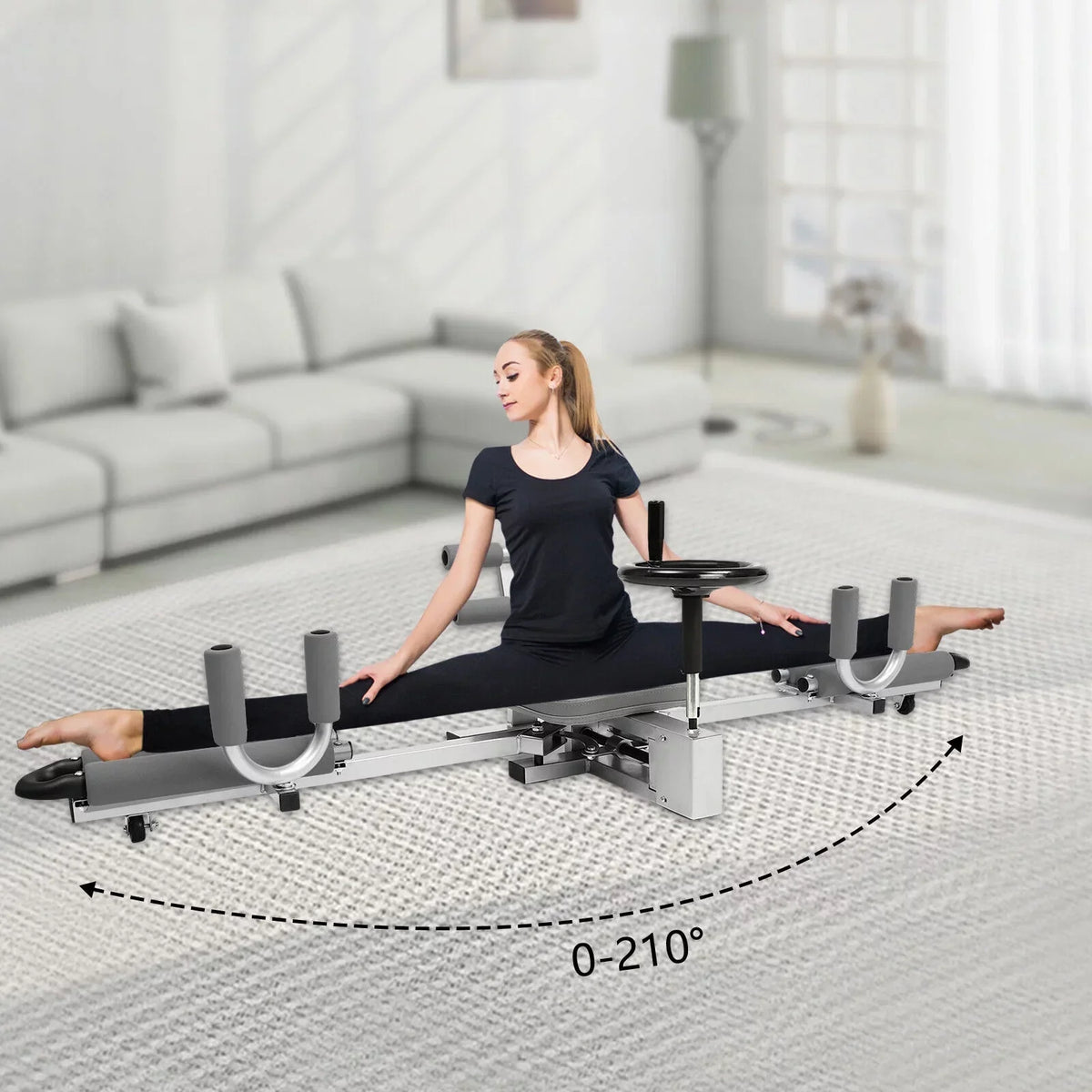 Miumaeov Leg Stretcher Flexibility Training Machine, 330LBS