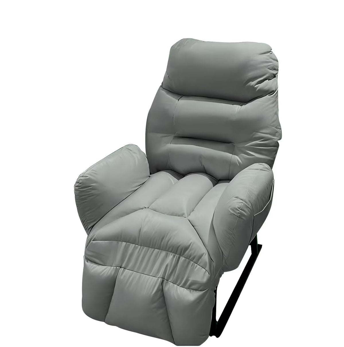 HDUTNGISN Recliner Armchair With Adjustable Backrest, White, 20 x 27.5 x 61.8 in