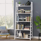 5-Tier Ladder Bookshelf Bookcase With 5 Shelves