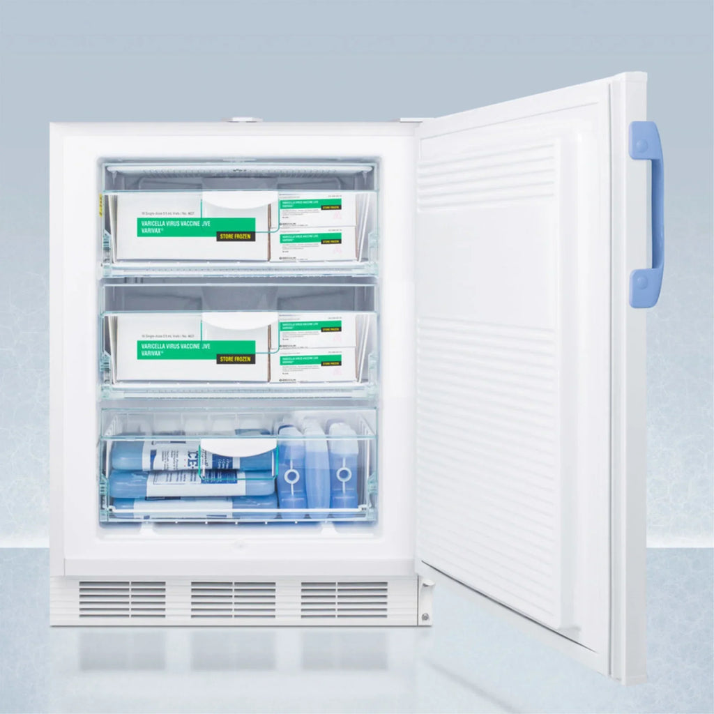 Summit 24 in Wide Built-In ADA Height Manual Defrost Medical All-Freezer - VT65MLBIMED2ADA