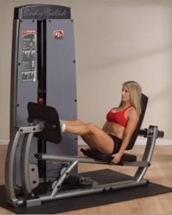 Body-Solid Pro Dual Leg & Calf Press Machine, 210 lb Weight Stack - DCLP-SF