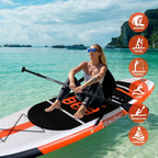 FunWater Inflatable Stand Up Paddle Board, 11 ft x 32 in x 6 in - SUP Paddle Accessories