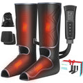 ALLJOY Leg And Foot Air Compression Massager With Heat, 6 Modes, 3 Intensities, 2 Heating Levels, 2 Extensions