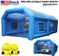 Urbanest Inflatable Spray Paint Booth 28x15x11FT With 2 Blowers - 950W And 350W