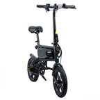 GOTRAX Folding Electric Bike For Adults And Teens, 14 inch, 250W, 15.5 mph, 15 Miles, Black - S2