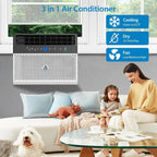 Window Air Conditioner 8000 BTU Up To 370 Sq. Ft. With Remote And App Control