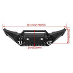 Kojem Front Bumper With Winch Plate, LED Lights And D-Rings For 2005-2015 Toyota Tacoma - LYAM-516-1A+LYAM-516-1B