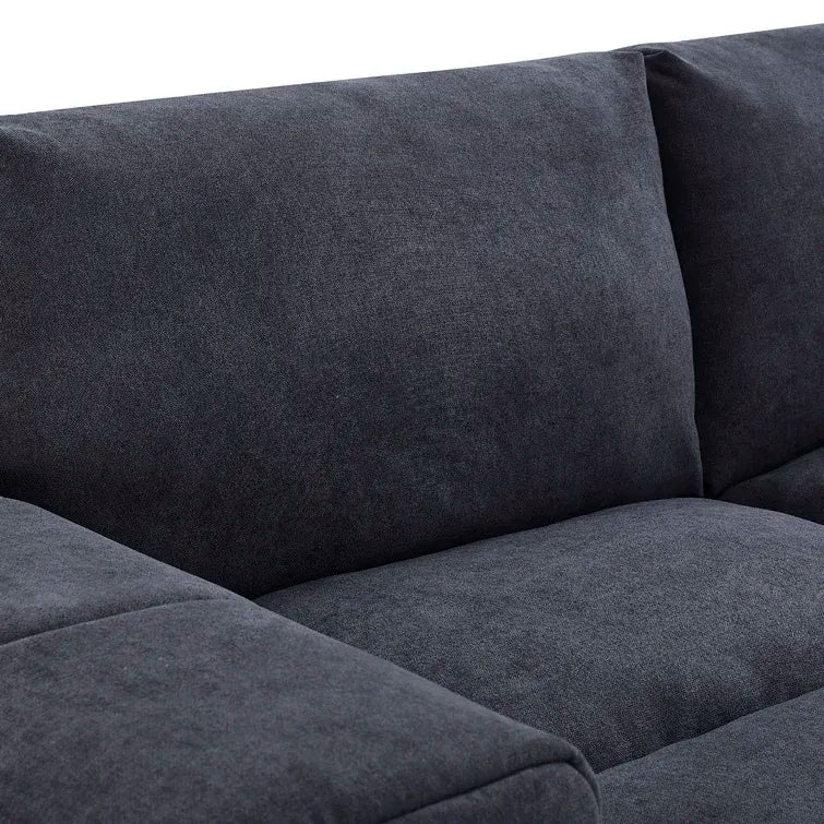 134in Wide Reversible Modular Sectional With Ottoman