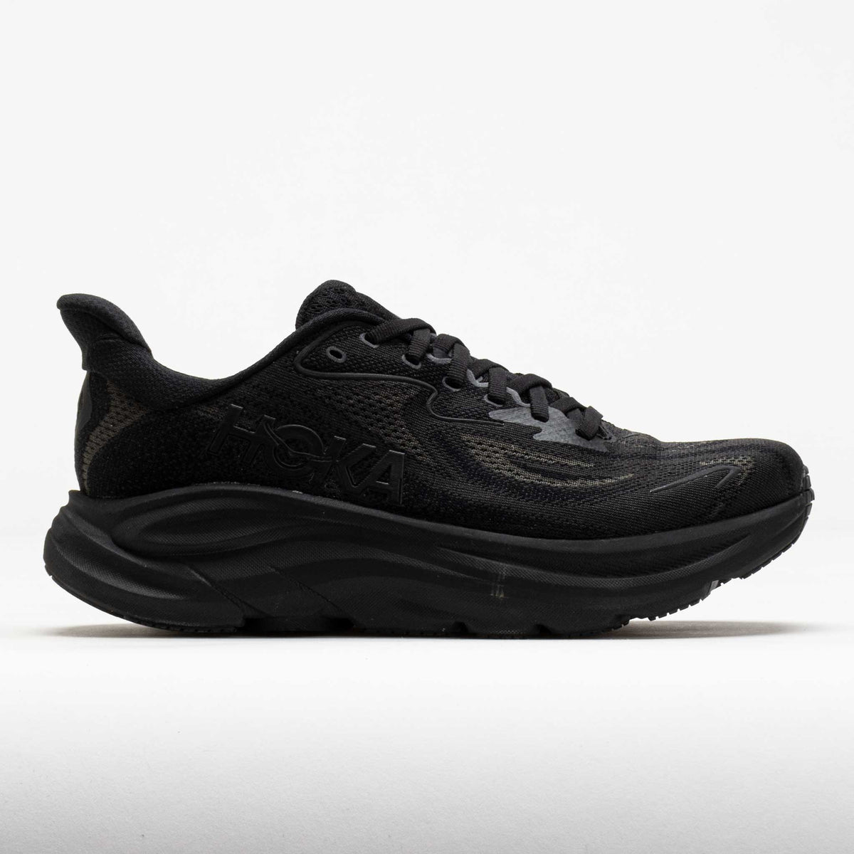 Women's Running Shoes Black/Black - Clifton 10