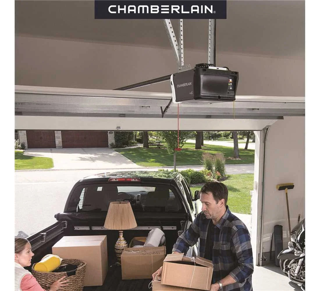 Chamberlain 0.5 HP Chain Drive Smart Garage Door Opener With 7 ft Rail - C2212T
