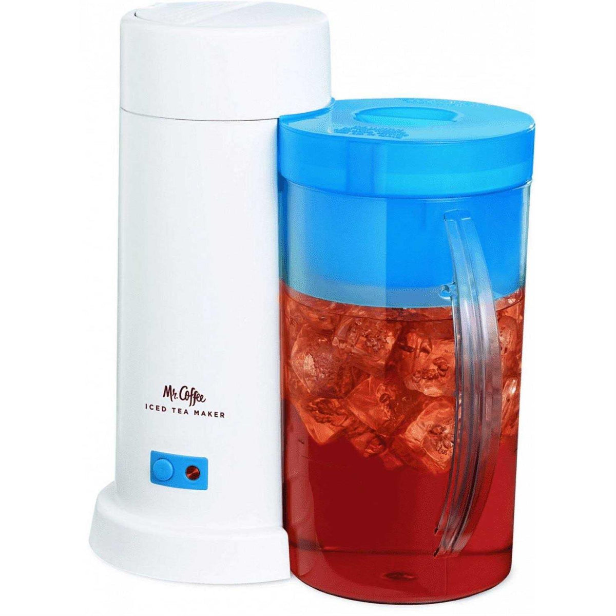 Mr. Coffee Iced Tea Maker - White With Blue Accents