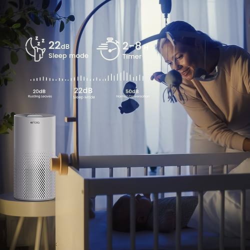 Afloia Kilo Air Purifier For Home Large Rooms Up To 1076 Ft - H13 True HEPA