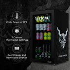 Beverage Refrigerator Cooler, 126 Cans, Right Hinge Glass Door - AB-1200