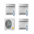 GREE Ductless Mini-Split System, 24,000 BTU, 3-Zone Floor Console, 9K+12K+12K - Multi+ Ultra Series