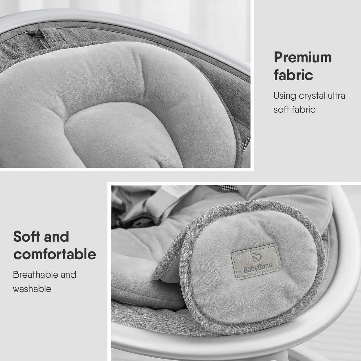 BabyBond Bluetooth Speaker Positions For Infants