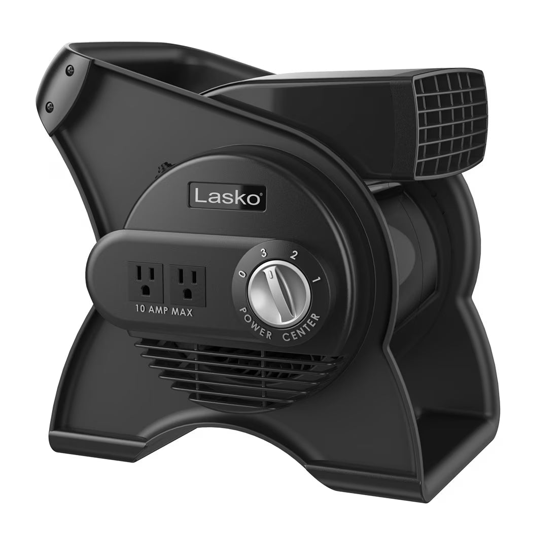Lasko Pivoting Pro 12in 3-Speed Blower Fan, 289 CFM, Black - U12104