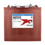 Trojan Battery 6V 225Ah Deep Cycle Flooded Lead Acid Golf Cart Batteries, 6-Pack 36V - T-105