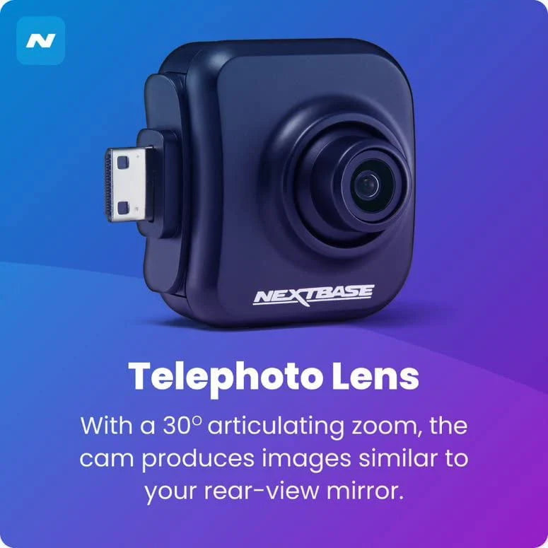 Nextbase Compact Dual Dash Cam Front And Rear 2.5in HD IPS Screen, 1080p Full HD, Black - 222X