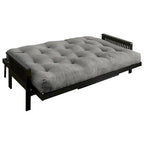 TruPedic Full-Size Granite Grey 12-Inch Futon Mattress - Memory Foam Hybrid