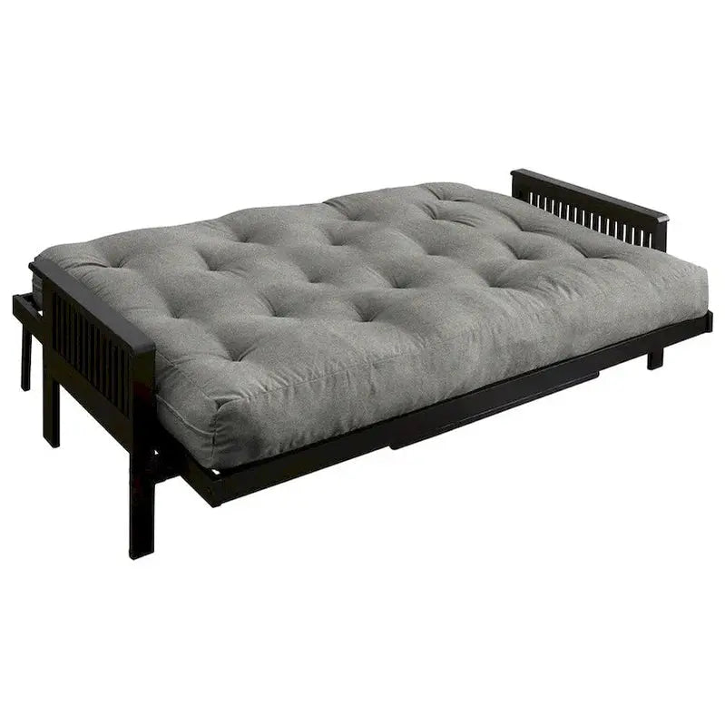 TruPedic Full-Size Granite Grey 12-Inch Futon Mattress - Memory Foam Hybrid