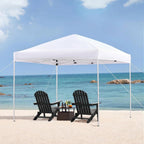 GVDV 10x10 ft Easy Pop Up Outdoor Canopy Tent - Blue