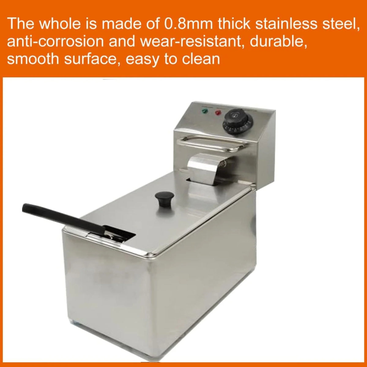 Benchtop Electric Deep Fryer, 4L, 1500W