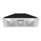 Akicon Ducted Range Hood Insert, Stainless Steel, 3-Speed 600 CFM, 36in Cold
