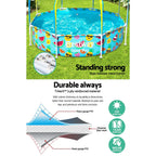 Bestway Kids Above Ground Pool With UPF 40+ Canopy, 244x51cm Steel Frame