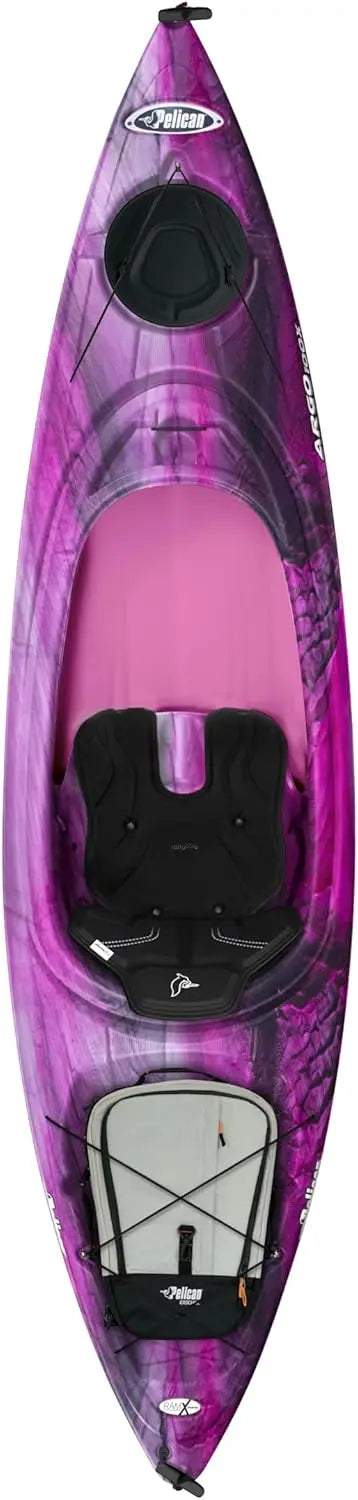 Pelican Argo 100X EXO Sit-In Recreational Kayak, 10-Foot, Stardust - Argo 100X EXO