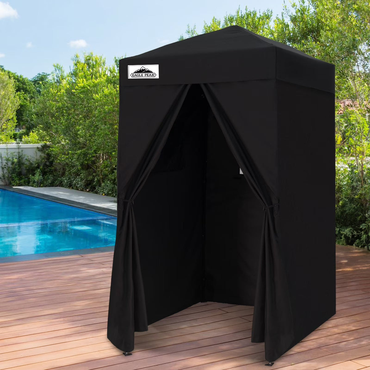 EAGLE PEAK Ultra Compact 4 ft x 4 ft Pop-Up Changing Room Canopy - Flex
