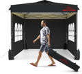 10x10 Pop-Up Canopy Tent With 3 Removable Sidewalls