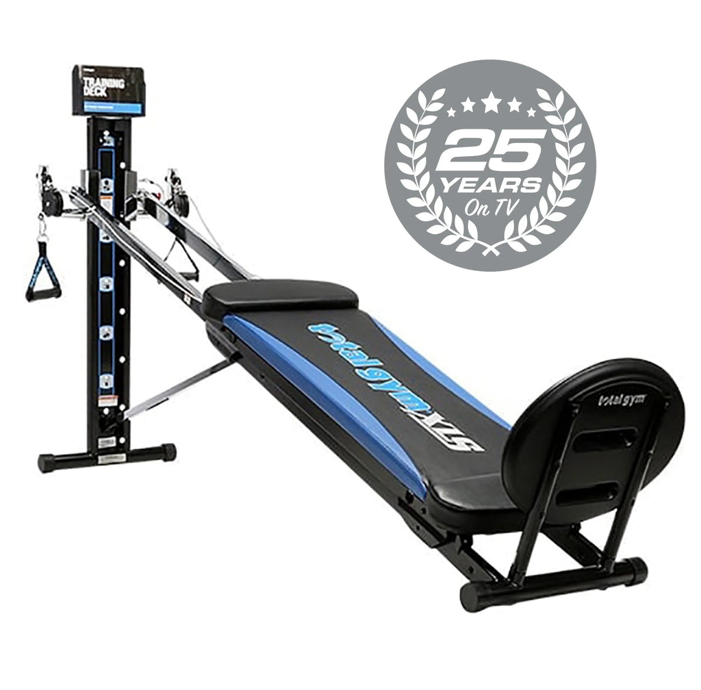 Total Gym XLS Fold Home Gym Workout Machine With Accessories