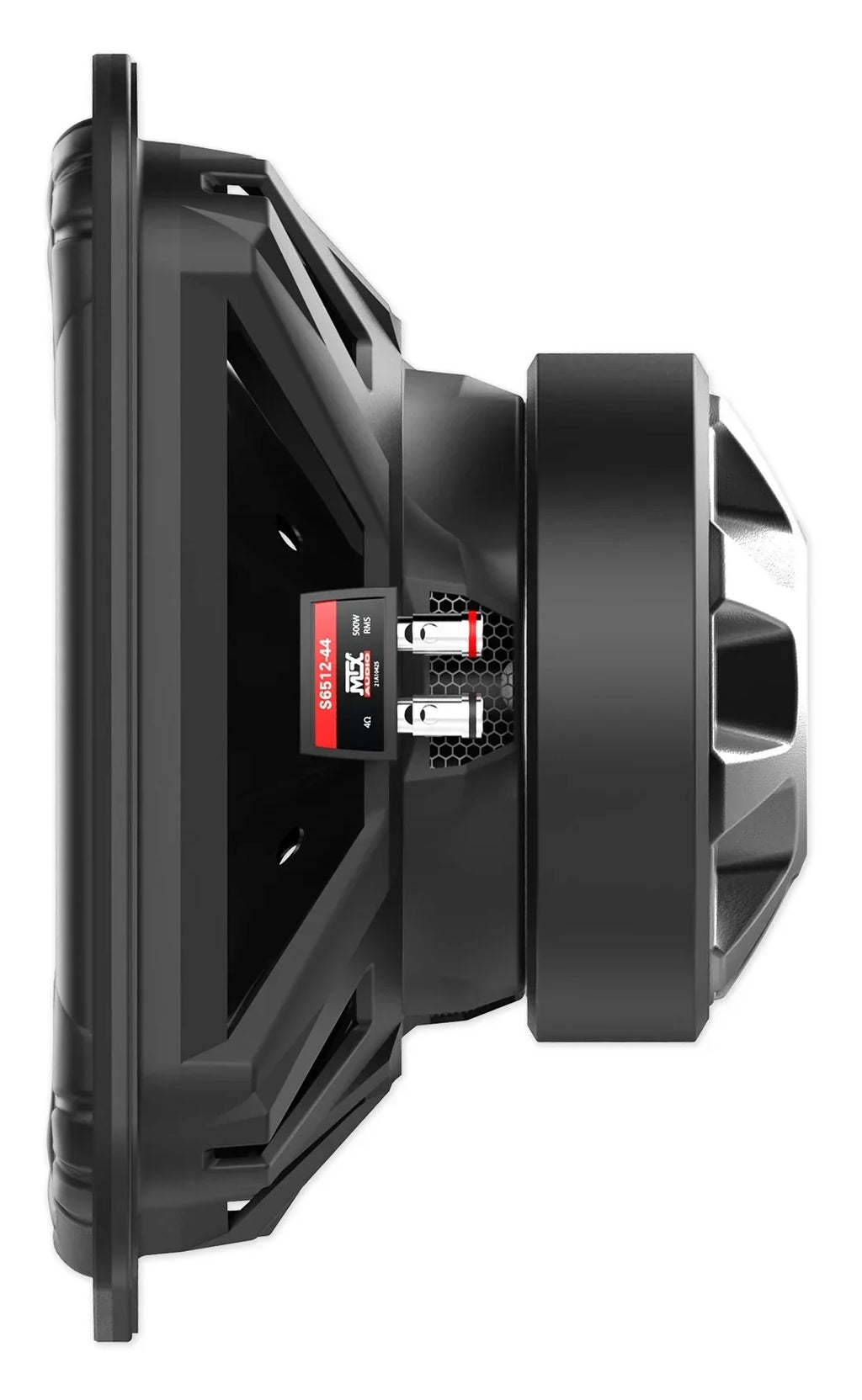 MTX 12in 500W RMS Square Car Audio Subwoofer Kit With Vented Enclosure - S6512-44