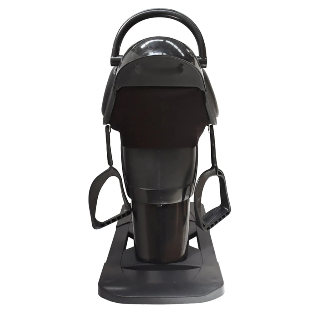 EQCOTWEA Electric Horse Riding Machine, 200w, 4 Modes, Black