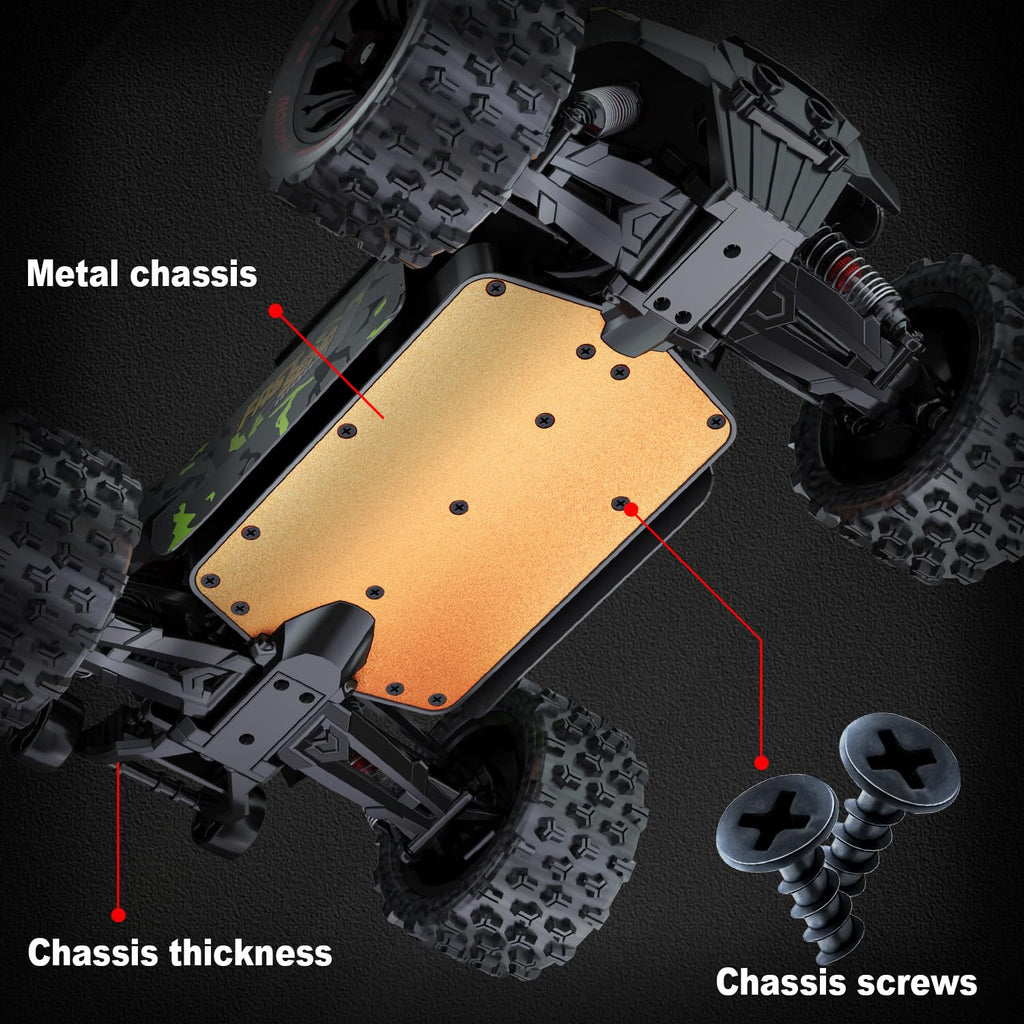 WIAORCHI 1/16 RTR Brushless RC Car 42 mph - 2 Batteries