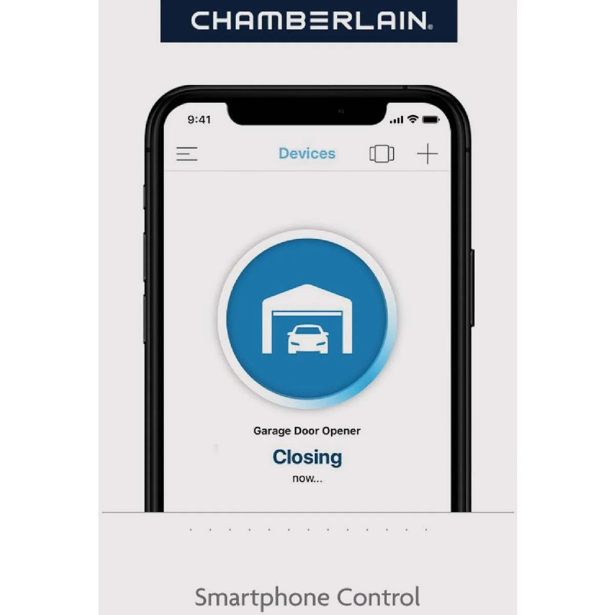 Chamberlain 0.5 HP Chain Drive Smart Garage Door Opener With 7 ft Rail - C2212T