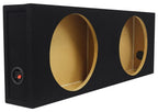 MTX Dual 3512-04S 12 in 1200W Shallow Car Subwoofers With Rockville Sealed Enclosure