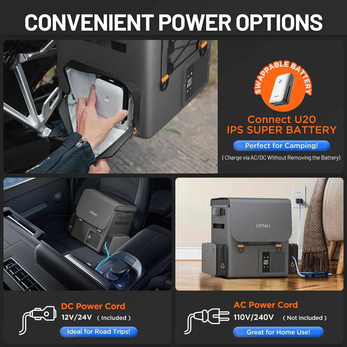 Litheli FrozenPack 16L Backpack Refrigerator Freezer - U20