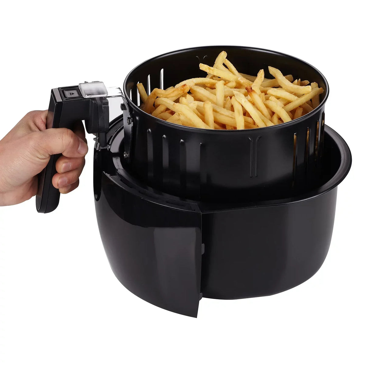 GoWISE USA Electric Air Fryer, Black, 3.7 QT, 1400W - GW22621