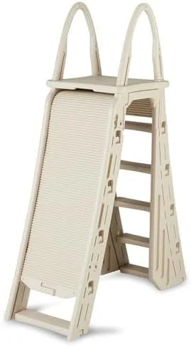 Confer Plastics Above Ground Pool Roll-Guard Safety Ladder, Adjustable - 7200