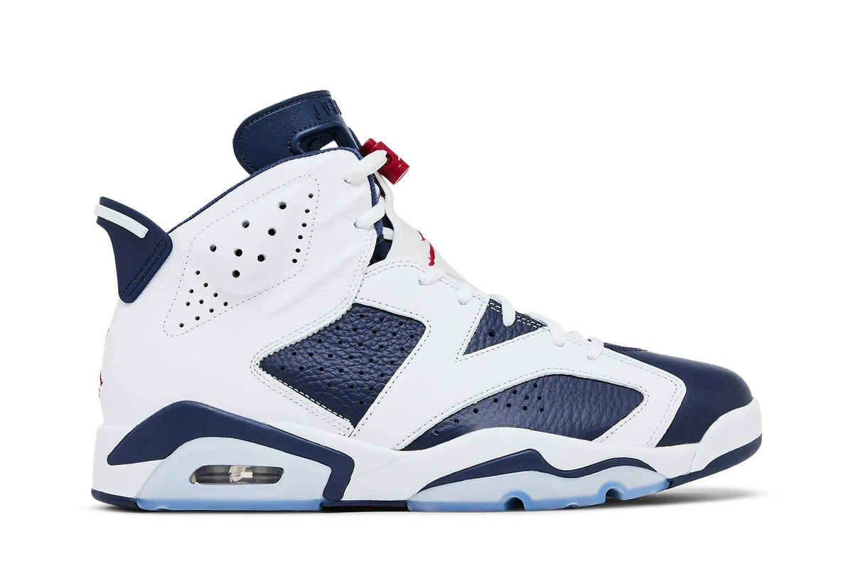 Jordan Air Jordan 6 Retro Olympic 2024 White/Varsity Red/Midnight Navy - CT8529 164