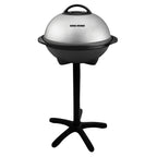 George Foreman Indoor/Outdoor Electric Grill, Silver, 12+ Servings Up To 15 - GGR50B