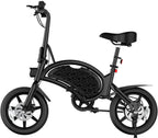 Jetson Bolt Pro 2025 Electric Bike, 30-Mile Range, 15.5 mph, Matte Black